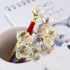 Stylos à bille de diamant de mode avec grand cristal diamant de luxe stylo de luxe Creative School Office Fournitures Cadeaux de Noël
