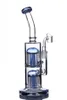 Tubi chiaro spessa Glass Bong Vetro acqua con 14mm congiunte Maschio 2 Funzione Piattaforme petrolifere Pipe