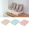 Three Shoes Racks Plastic Japanese Shoe Storage Box Space Saver Organizer Cupboard Cabinets Creative Container Simple 201109