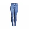 Jeans da donna Primavera Pantaloni da donna a vita alta Taglie forti Pantaloni in denim vintage Skinny in cotone sbiancato a matita