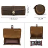 Luxury 3 Slot Leather Watch Box Travel Case Wrist Roll Jewelry Storage Collector Organizer Kit2081