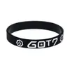 1PC GOT7 We gaan siliconen armband geweldig voor muziekfans om te laten zien hoe u uw idool ondersteunt