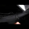 DIY Hand Stitched Car Steering Wheel Cover Leather For Kia Rio Morning Stinger Niro For Kia Cerato Sorento Stonic Soul Sportage