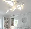 Nouveau plafonnier dragon cracheur de feu Lumières garçon chambre chambre d'enfant dessin animé dinosaure led créatif