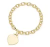 Pulseras de corazón de diseñador Joyas Joyas de alta calidad Regalo de amor chapado para mujer Nuevo pulsera de acero inoxidable sin fidelidad al por mayor