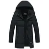 BOLUBAO Inverno Uomo Marca Tinta unita Parka con cappuccio Uomo Parka lungo di alta qualità Casual Parka con cappuccio Capispalla 201119