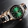 SUNKTA Montre Femmes Mode Lumineux Mains Date Lndicator Bracelet En Acier Inoxydable Quartz Montres-Bracelets Lady Green Water Ghost 201114