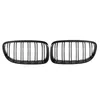 New Look Car Grille Grill Front Kidney Glossy 2 Line Double Slat For BMW 3 Series E90 E91 2009 2010 2011 2012 Car Styling