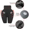 Ningmi Butt Lifter Control Panties Body Shaper Fake Pad Foam Polded Hip Enhancer Underbyxor Kvinna Shapewear Hourglass 220125