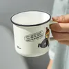 Creative enamel Cartoon mug Novelty Style ceramic mugs Coffee Milk Cup Funny Ceramic Mug 300ml Capacity Water LJ200821