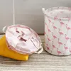 Flamingo faltbarer Wäschekorb, wasserdicht, für schmutzige Kleidung, Waschen, Wäschekörbe, Aufbewahrungstasche, Organizer, Kleidung, Aufbewahrungsbox WDH1230