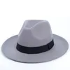 Nazik adam kış fedora şapka klasik sıcak kadın şapka geniş ağzı orta genişlik gorra hombre kış vintage bayan moda9982450
