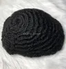 Celebrity Herren-Perücke, Haarteile, 10 mm, gewellt, volle Spitze, Toupet, Schwarz, 1B, Malaysisches Echthaar, Ersatz, 4 mm, Afro-Kinky-Curl, PU-Einheit für schwarze Männer