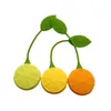 2021 réutilisable Silicone citron forme sachet de thé porte-infuseur thé café filtre passoire thé boule infuseurs accessoires de cuisine