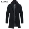 Batmo прибытие зимнее высококачественное плащ Trench Menmen Jacketsplus-Size M-XXXL 97843 201128