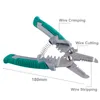 Berrylion 180mm Fio de Cabo Stripping Alicates de Crimpagem para Stripping Corte Fio Crimping Multitool Eletricista Ferramentas Y200321