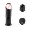 NXY Godes Anal Jouets Nouveau Spring Barrel Plug Mâle et Femelle Dispositif de Masturbation Commun Fileté Ventouse Faux Pénis Fun Backyard Produits pour Adultes 0225