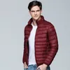 Bang Brand Winter Men's Down Jacket Ultra Light Down Jacket Men Windbreaker Feather Jacket Man Lightweight Portable Warm Coat 201210