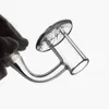 Quartz Blender Banger 20mm Beveled Edge top Smoking Bucket female 14mm 18mm for dab rig Glass Water Bongs