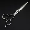 Pouce damas japon 440c ensemble de ciseaux de coiffure professionnels 62HRC droite amincissement coupe coupe de cheveux barbier style Tool1