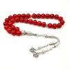 red steen prayer beads