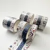 3 pçs / set washi fita adesiva diy decoração japonesa adesivo de mascaramento para Scrapbook Journal Planner Arts CraftsrR12519