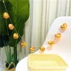 2020 new scaly love heart light string luminous sequin gold love heart LED light string ins Nordic style decorative light