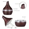 Humidifier Aroma Elétrico Difusor de Ar Wood Ultrasonic Air Humidificador Aromaterapia Aromaterapia Cool Mist fabricante para casa