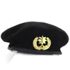 Berretti di lana di alta qualità moda Berretto militare Star Emblem Sailor Dance Performance Cappello Trilby chapeau per uomo donna unisex GH400330g5919844