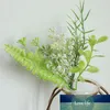 5 pcs Plástico flor artificial Bagas brancas DIY ramalhete Arranjo Casa Decoração Decoração Backdrop Suprimentos Grinalda Acessórios
