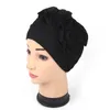 Beanie/Skull Caps Donna Donna ElasticTurban Berretto musulmano Cappelli Testa di fiore Sciarpa Avvolgere Chemio India Perdita di capelli Foulard1