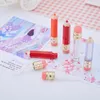5ml Empty Lip Gloss Tube Container Clear Lip Balm Tubes Pencil Shape DIY Private Label Lipstick Refillable Bottles Mini Sample Container