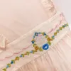 314 anni di alta qualità ragazza del bambino estate abiti floreali tutu di pizzo vestito da principessa del partito neonata vestiti casual abbigliamento per bambini5886480