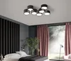 Black / White LED Ceiling Light Study Living Room Bedroom Indoor Ceiling Lamp Modern Nordic Creative Fixture With Remote Control