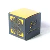 Eid Mubarak Party Hollow Candy Box Square Ramadan Muslim Islamic Bröllop godis Favoriter Bag RRA12410