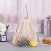 Shopping Bags Mesh Net String Bag Reusable Tote Fruit Storage Handbag Foldable Home Handbags Grocery Knitting Bag sea shipping FFB4030