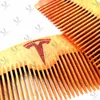 Amazon Leverantör Moq 100 PCS Special Design Men's Beard Hair Combs Natural Gold Sandal Wood Comb Anpassad logotyp Trä 14*5.6*1,2 cm