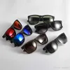 Classic Square Frame Man Woman Designer Ray Sunglasses Modèle Loyaux polarisés avec boîtier en cuir Boîte Accessoires APPORTÉ 3589667
