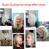 Mannequin Heads med 70 blond vitt mänskligt hårfrisörhuvud kan krulla järntångar frisyrdockor head2026149