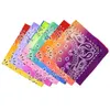 Tie Dye Bandana Gradient Tryckt Head Scarf Armband Hip-hop Headband Multifunktionella Bandanas Masker Sport Face Cloth HeadScarf LSK1992