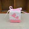 Candy Boxes Wedding Birthday Party Festival Double Hollow Love Heart Laser Cut Wrap Gift Paper Box Case T2I53402