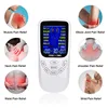 TENS Enhet Muscle Stimulator Body Massager EMS Therapy Dual Channels Pulse Electroestimulador Muskulärt smärtlindringsinstrument Ny
