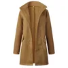 Lguch Long Coat Woman Autumn Winter Women Windbreaker فضفاضة معاطف وسترات مريحة للنساء ملابس وردي Abrigo Femme 201221