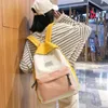 Женский высококачественный холст рюкзак рюкзак Женщины мочила феминина мешок для школьной сумки для подростков для подростков rucksack y201224