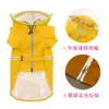 Dog Raincoat Pet Rain Coat for Dog Clothes Hoodies with Hat Reflective Tape Waterproof Rain Jacket for Medium Large Dog slicker 201015