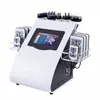 Voorraad in VS NIEUW Model 40K ultrasone liposuctuele cavitatie 8pads laser vacuüm rf huidverzorging salon spa afslanken machine schoonheid apparatuur