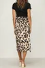 2021 neue Modische Frauen Sommer Leopard Print Rock Damen Sexy Und Charmant Hohe Taille Polyester Rock