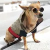 高級犬ジャケット冬服小型犬フレンチブルドッグコートファッションハスキーチワワ衣装ペット服ドロップシッピングT200710