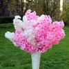 Künstliche Seidenblumen, Simulation, Verschlüsselung, Kirschblüten, Zweige, Schnur für DIY, Hochzeit, Zuhause, Party, Ornament, Deckendekoration, 100 Stück