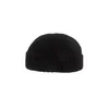 Chapéus de malha para mulheres Skullcap Homens Beanie Chapéu Inverno Retro Brimless Baggy Melon Cap Cuff Docker Pescador Gorros Chapéus para Men12688897